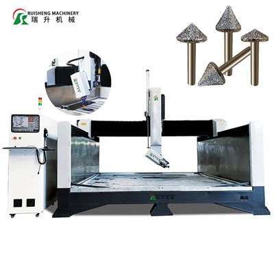 Štvorosový hojdací stroj na rezanie kameňov